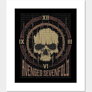 Avenged Sevenfold Vintage Skull Posters and Art